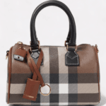 Burberry Check Mini canvas tote bag