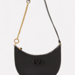 V-Logo mini leather shoulder bag