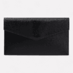 Uptown leather clutch