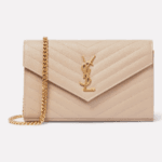 Cassandre matelassé leather wallet on chain