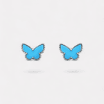 Sweet alhambra butterfly stud earrings