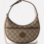 GG-Supreme canvas half-moon shoulder bag
