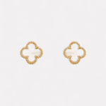 Sweet alhambra stud earrings