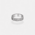 Love wedding band diamond-paved