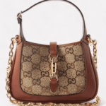 Jackie 1961 crystal GG-Supreme and leather bag