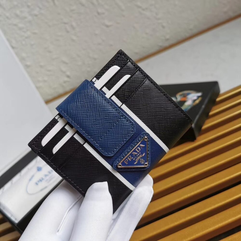 Colorblocked Card Holder